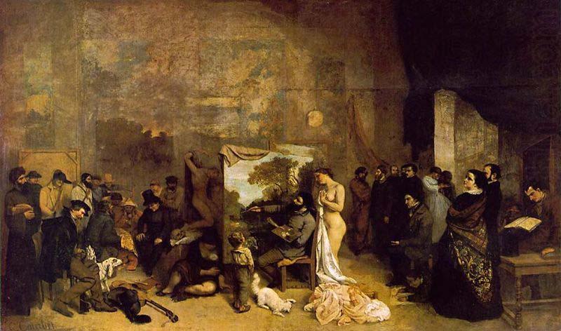 The Artist Studio, Gustave Courbet